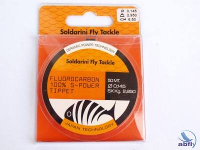  Fluorocarbon 100% S-Power Tippet - Soldarini Fly Tackle...