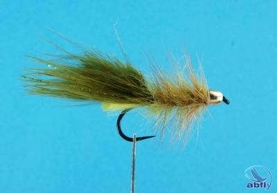 Mucha Streamer cone head gold wooly bugger