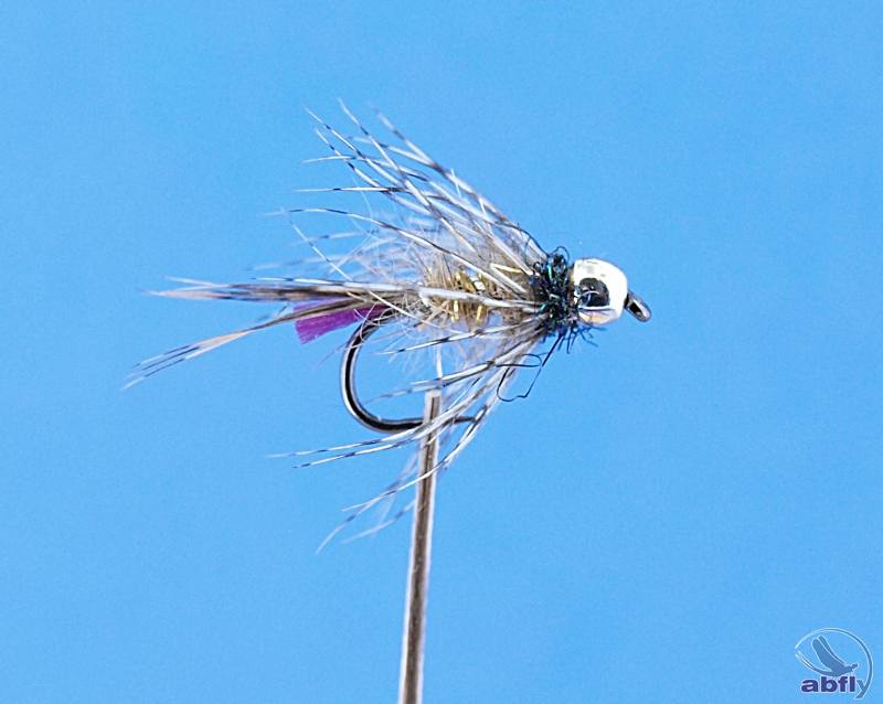 Pattern #8 Gapens Wet Flick Fly March Brown & Silver Doctor 