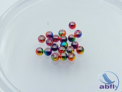 Brass Beads Rainbow (20)