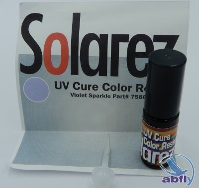Solarez UV Cure Color Resin (violet sparkle)