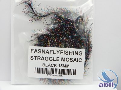 Straggle Mosaic 15mm BLACK RAINBOW