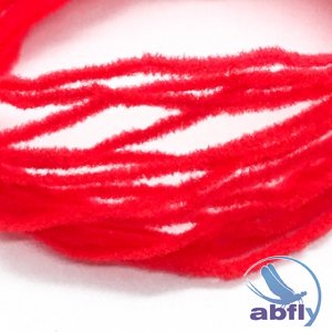 Chenille Worm FLUO RED