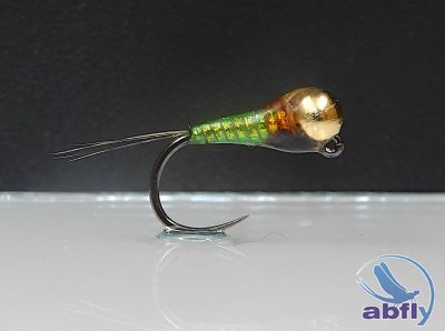 Mucha Perdigon 16 - GREEN&ORANGE JIG