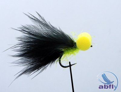 Mucha jeziorowa Booby Black & Yellow