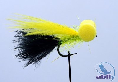 Mucha jeziorowa Booby Yellow &  Black