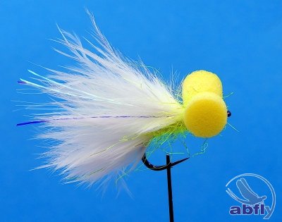 Mucha jeziorowa Booby White &Yellow