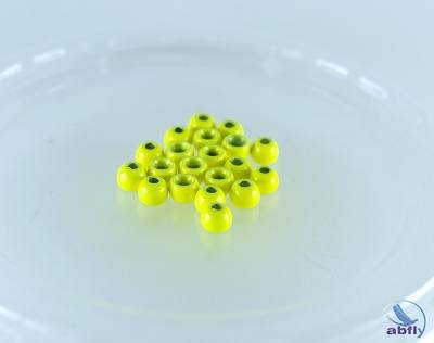 Brass Beads Fluo Chartreuse (20)