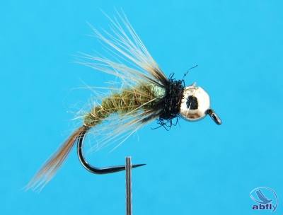 Olive River Bug 9 Nymph Fly