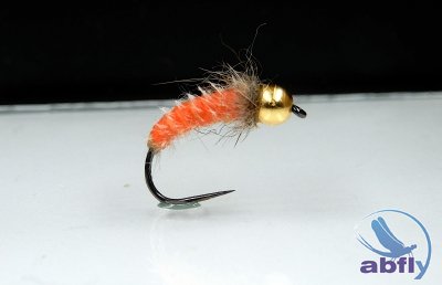 Ferret Orange N34 Nymph Fly